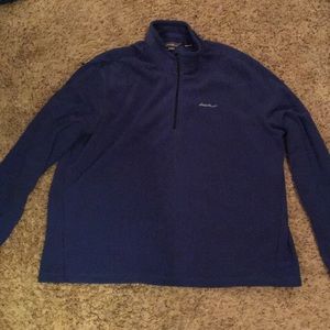 Eddie Bauer 3/4 zip Polartec pullover